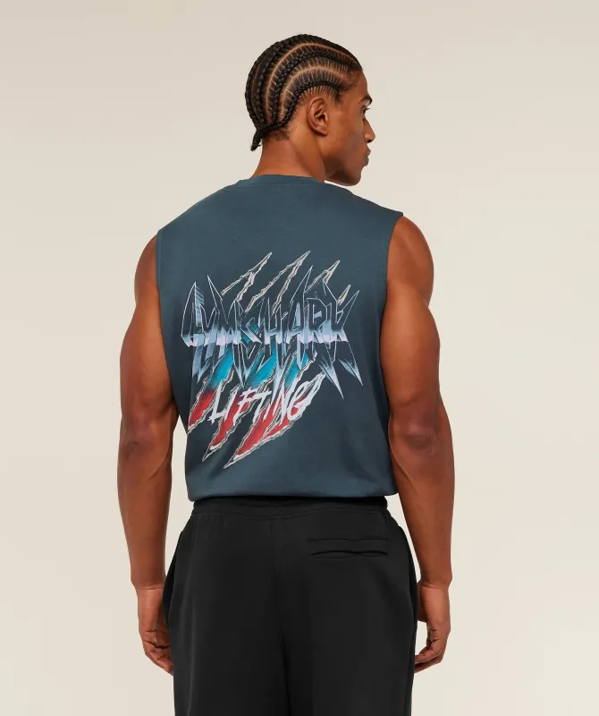 Gymshark Eagle Band Style Graphic Tank - GS Stealth Blue made by Gymshark