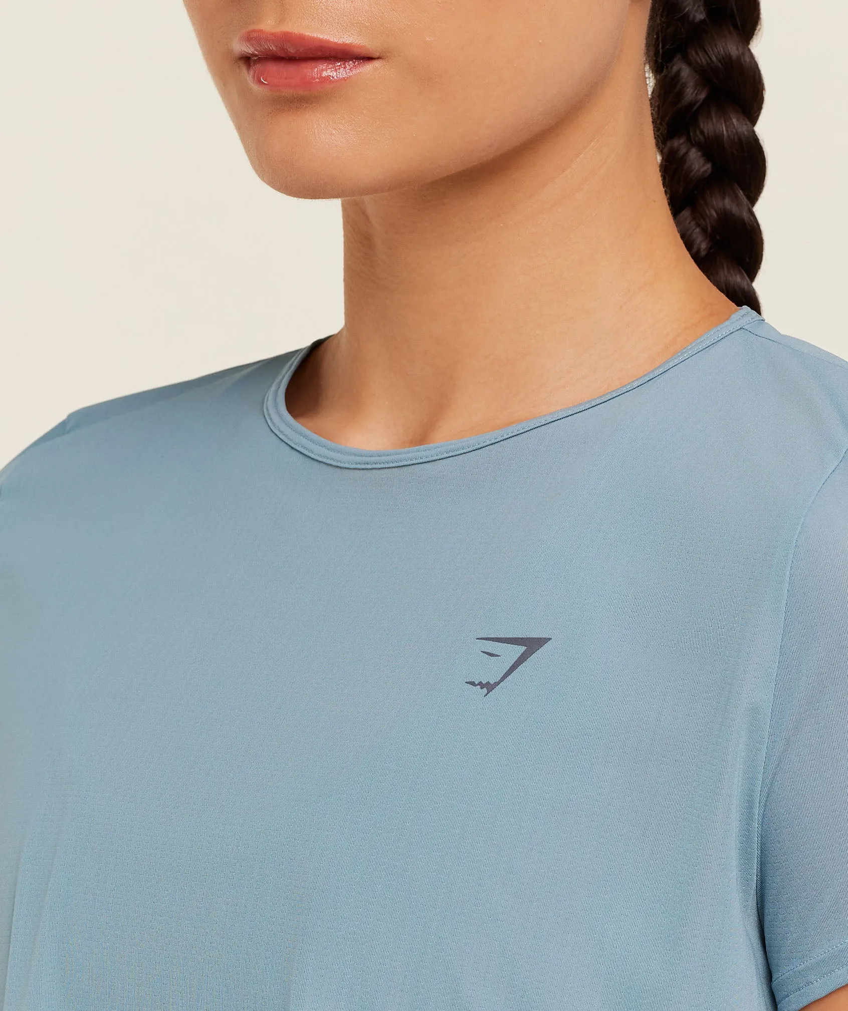 Gymshark Running Short Sleeve T-Shirt - GS Storm Blue sold by Gymshark product image thumbnail 5