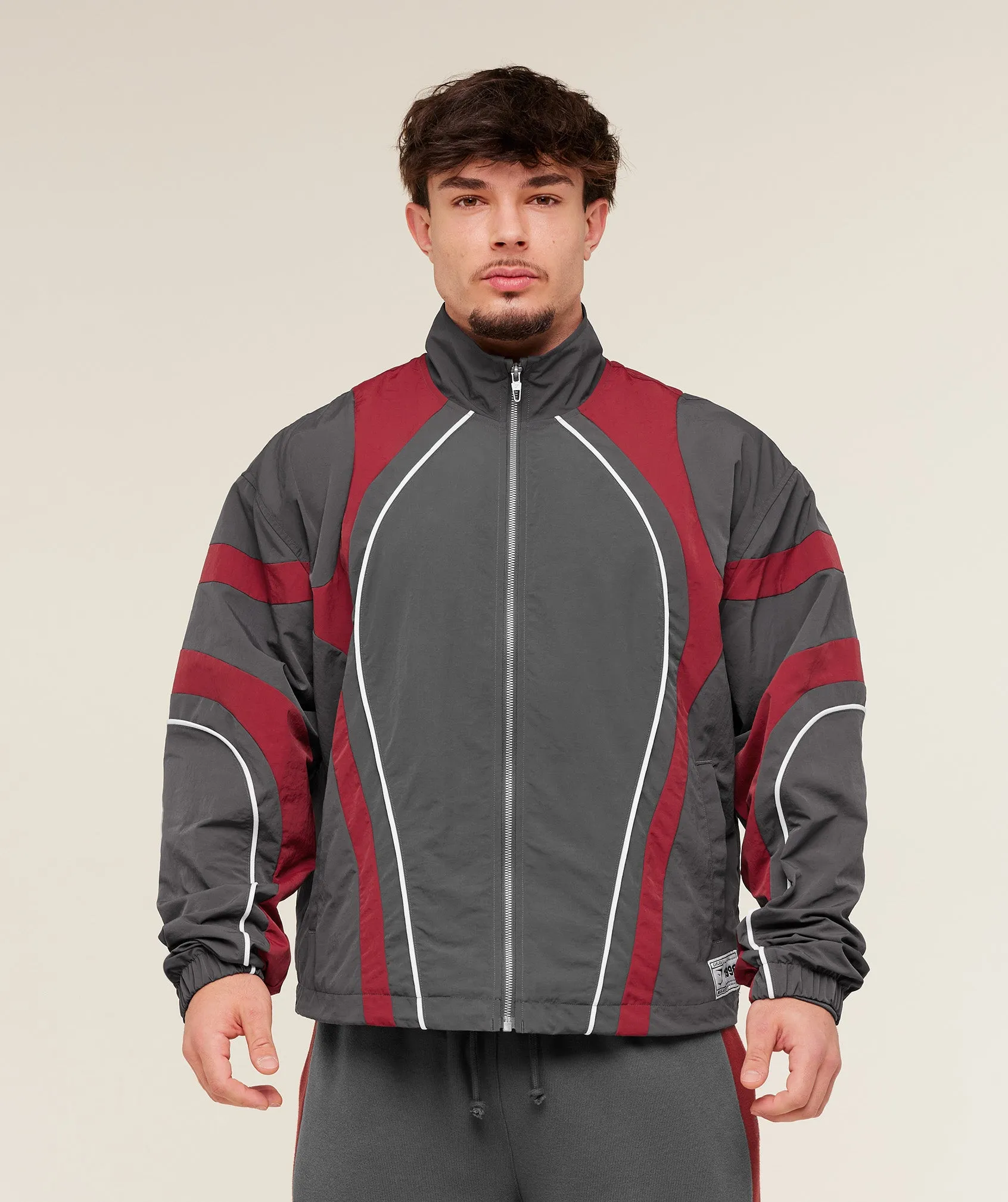 Gymshark x Carlos Belcast Track Jacket - Grey sold by Gymshark