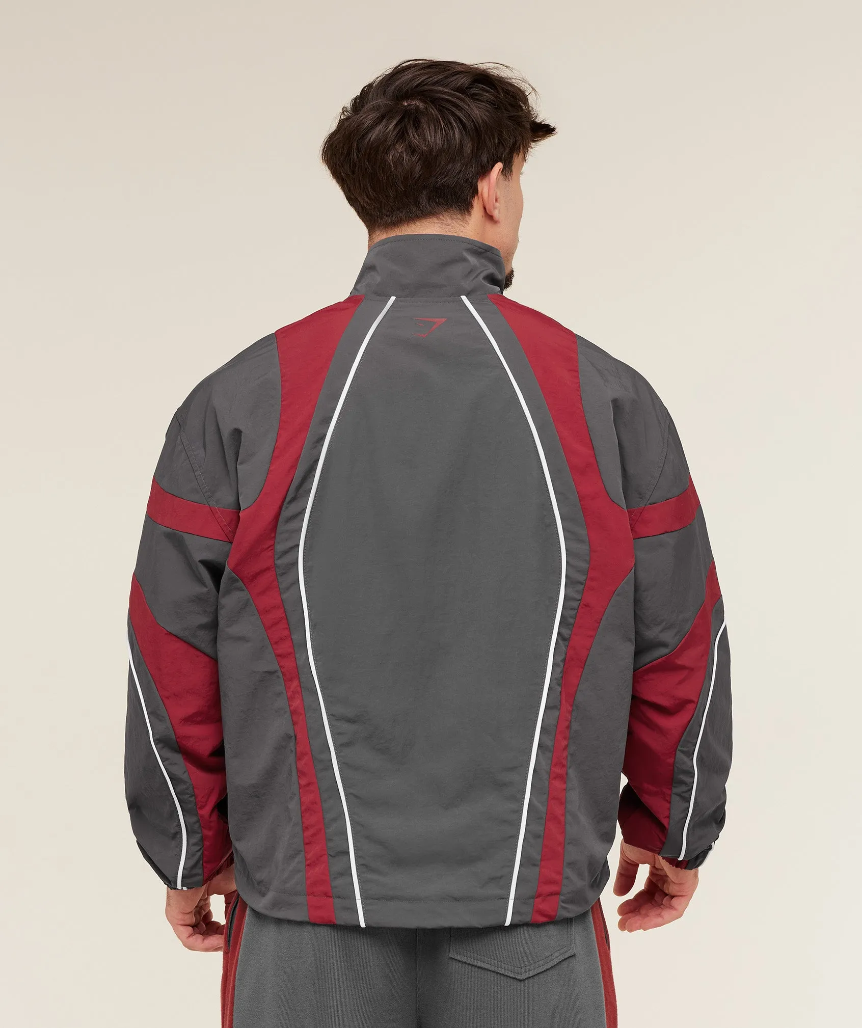 Gymshark x Carlos Belcast Track Jacket - Grey sold by Gymshark product image thumbnail 3