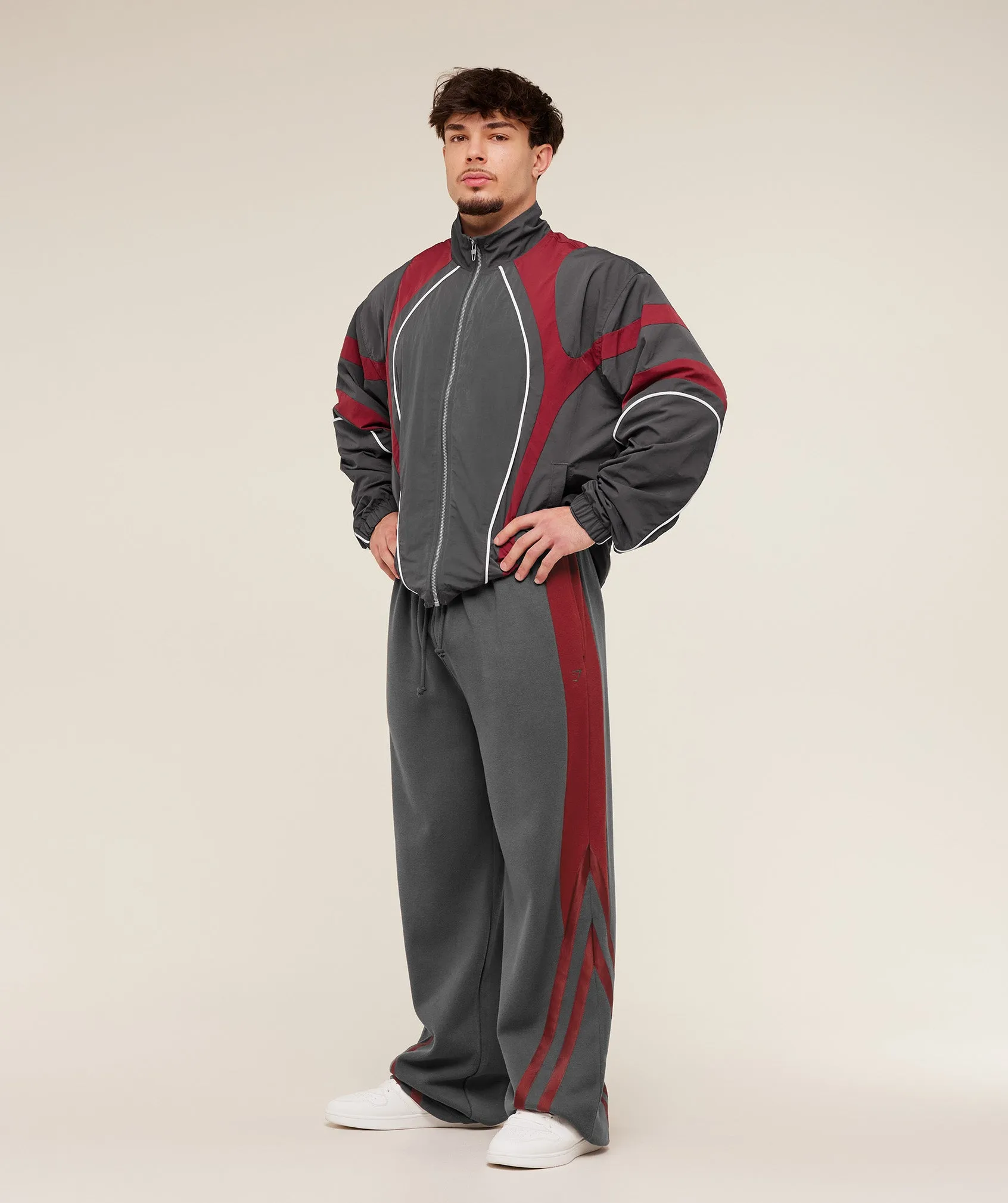 Gymshark x Carlos Belcast Track Jacket - Grey sold by Gymshark product image thumbnail 5
