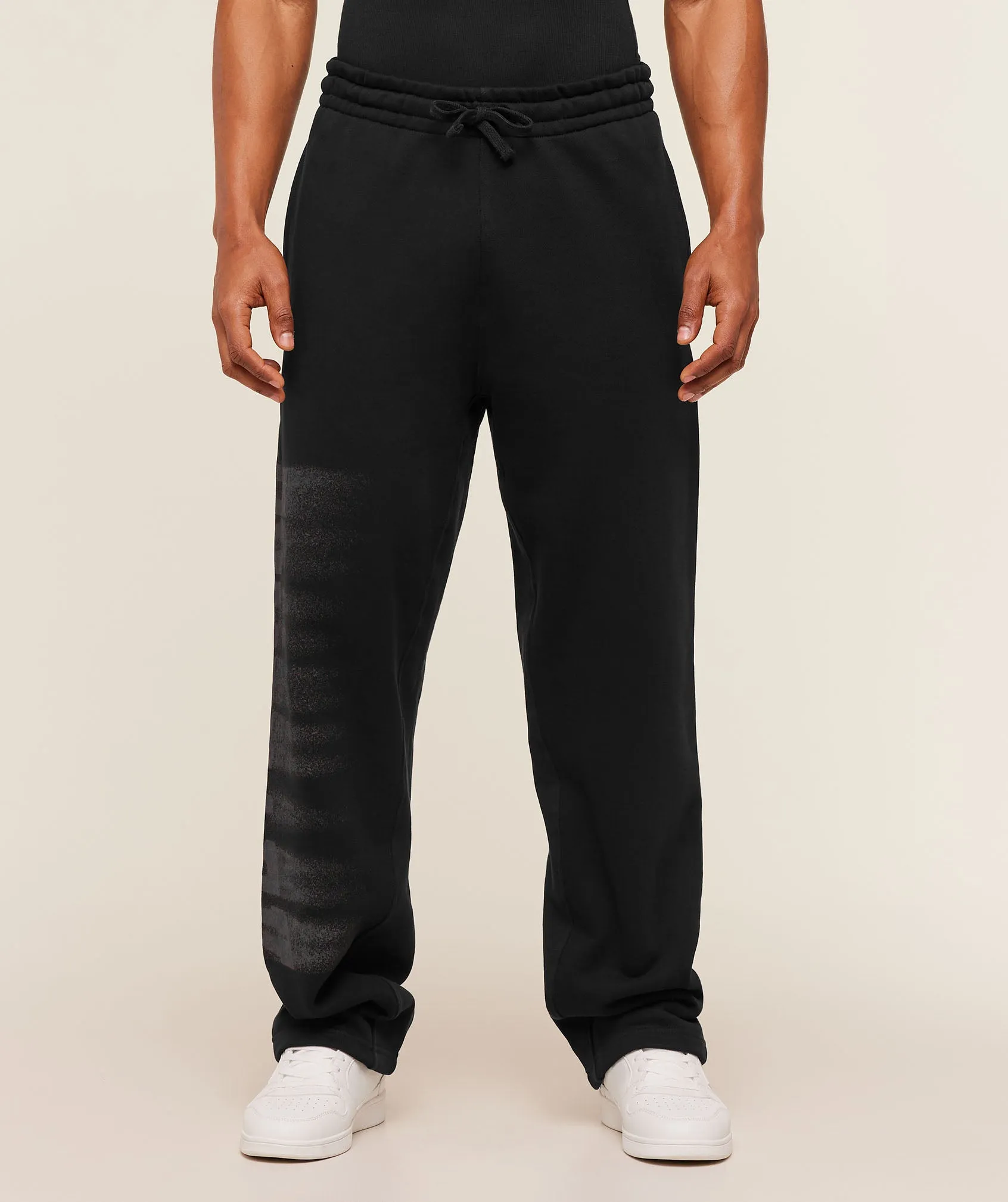 Gymshark Fade Graphic Straight Leg Pants - GS Black sold by Gymshark product image thumbnail 2