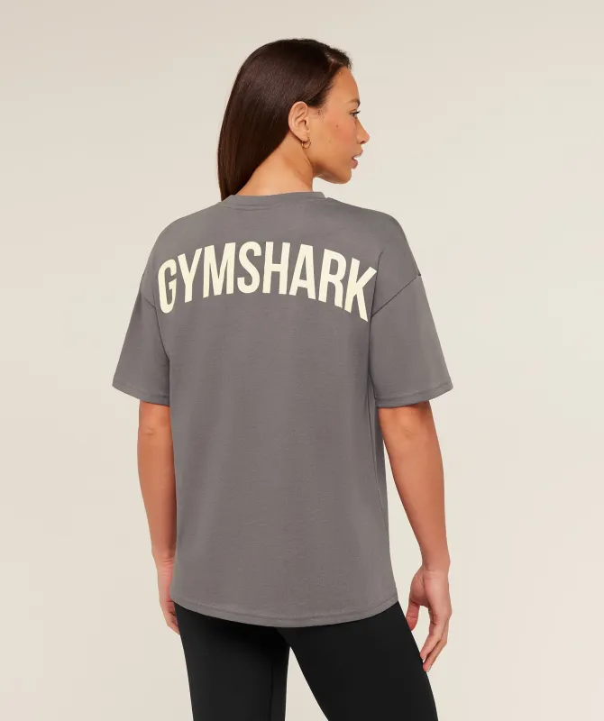 Gymshark GS Power Oversized T-Shirt - Cool Brown made by Gymshark