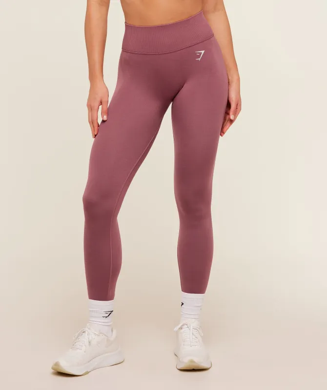 Gymshark Interval Seamless Leggings - Reset Pink made by Gymshark