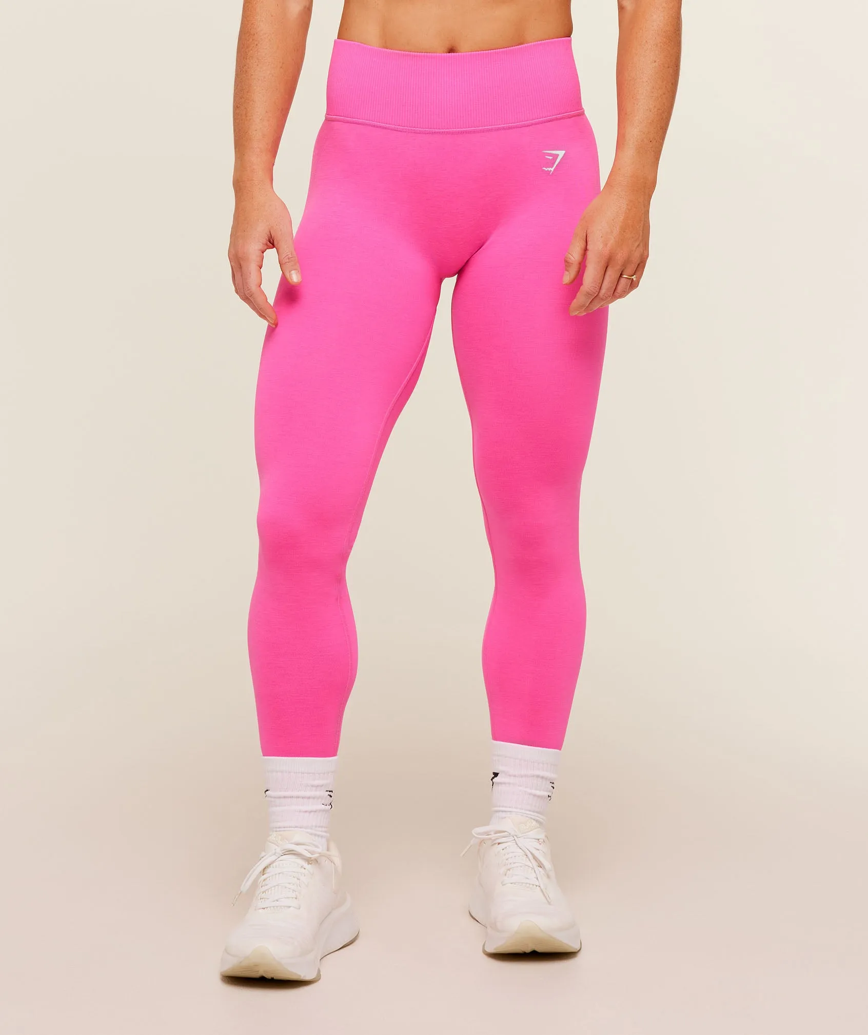 Gymshark Interval Seamless Leggings - Electric Pink sold by Gymshark