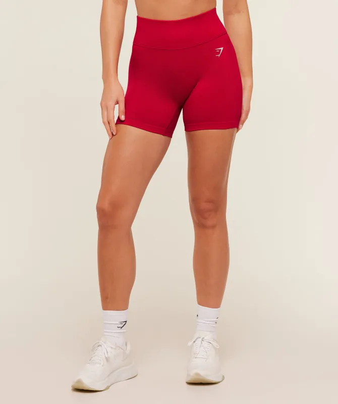 Gymshark Interval Seamless Short - Carmine Red made by Gymshark