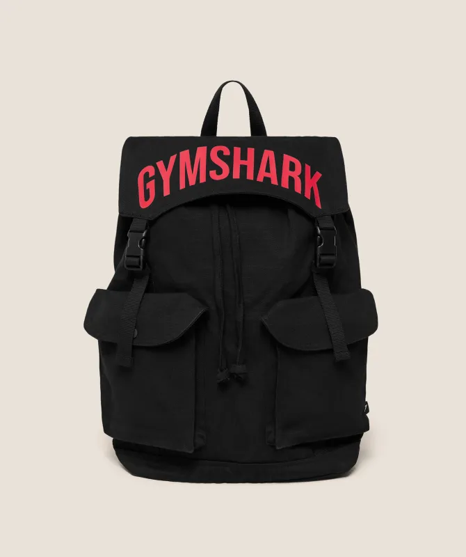 Gymshark Power Backpack - Black/Conditioning Red made by Gymshark