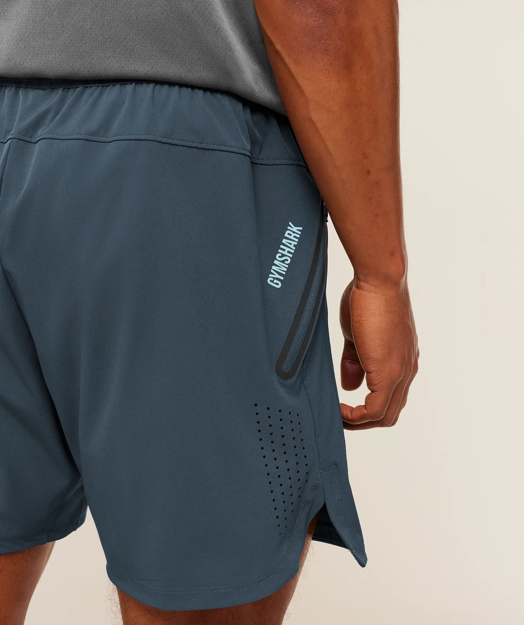 Gymshark Sport Hybrid 6" Short - Stealth Blue sold by Gymshark product image thumbnail 5