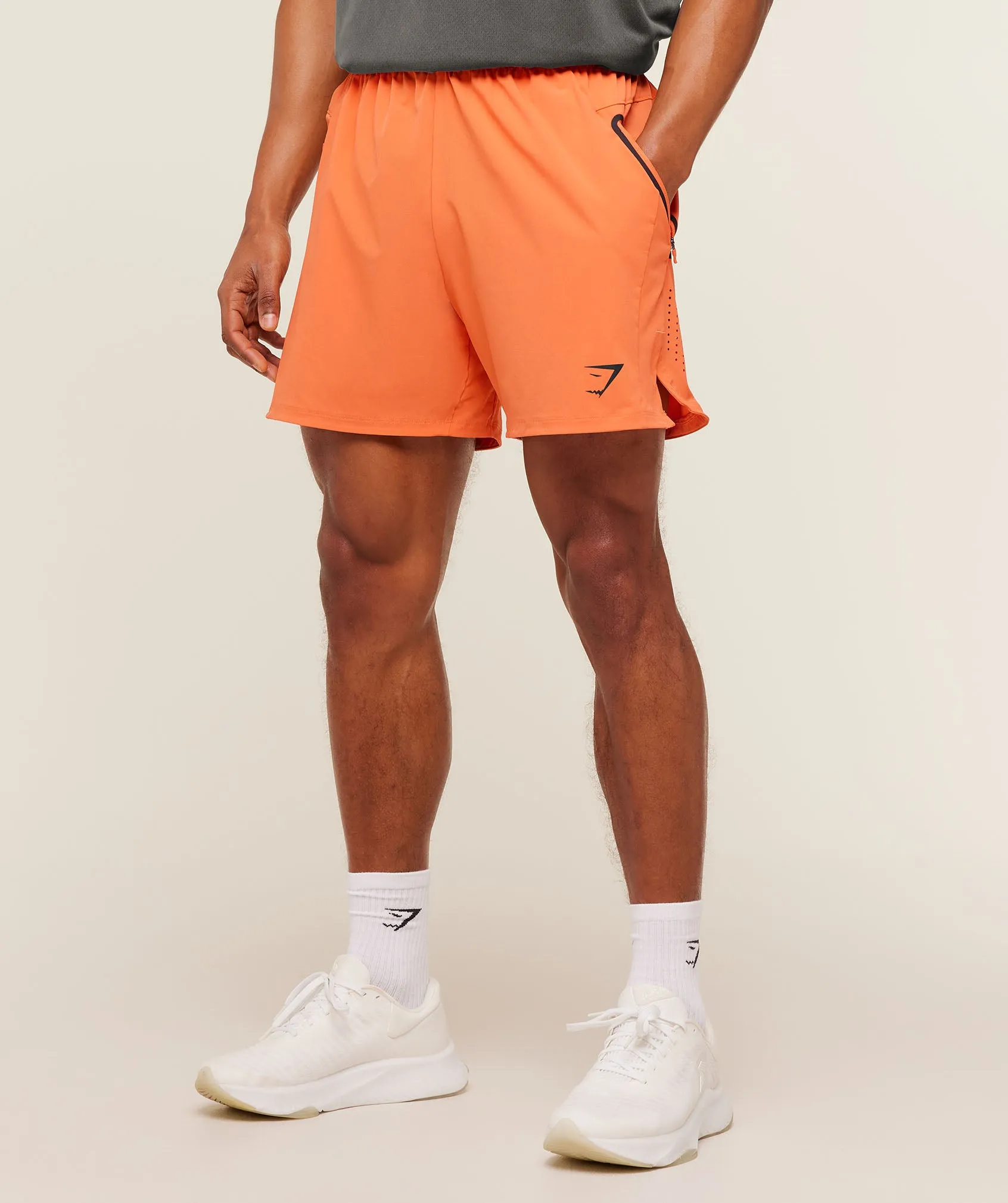 Gymshark Sport Hybrid Short - Dayglow Peach sold by Gymshark product image thumbnail 2