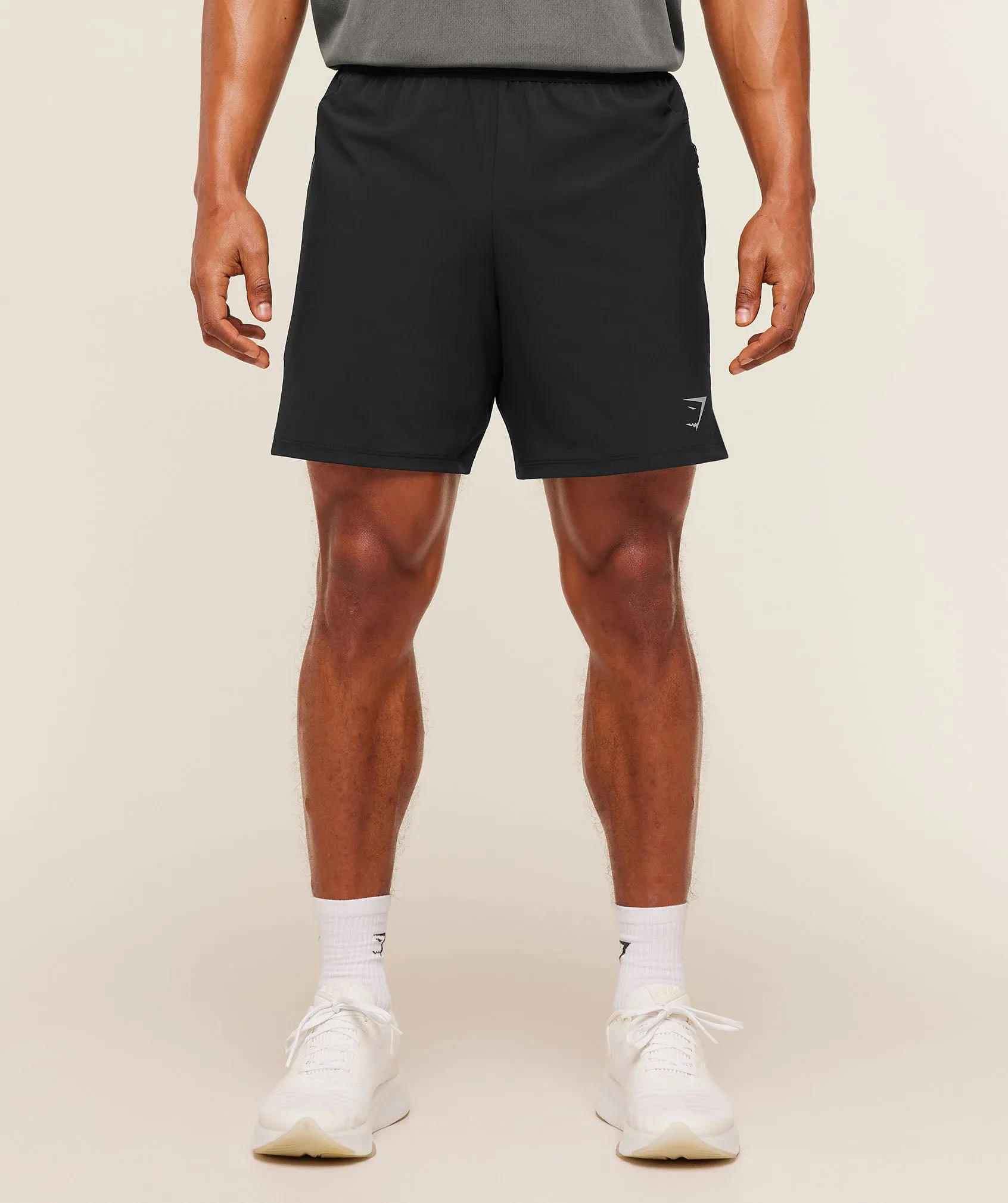 Gymshark Sport Hybrid 6" Shorts - Black sold by Gymshark