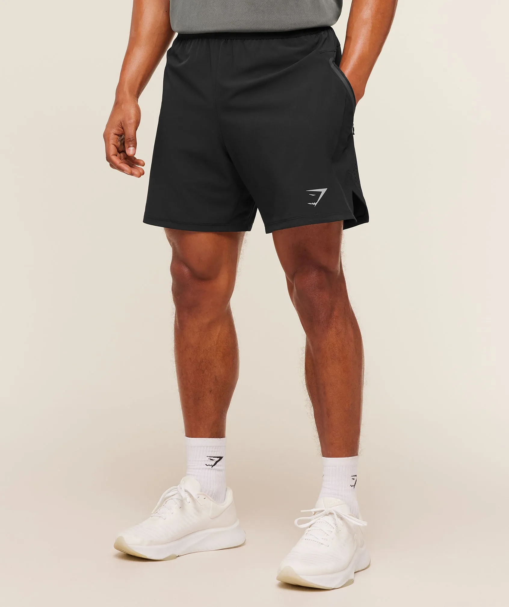 Gymshark Sport Hybrid 6" Shorts - Black sold by Gymshark product image thumbnail 2