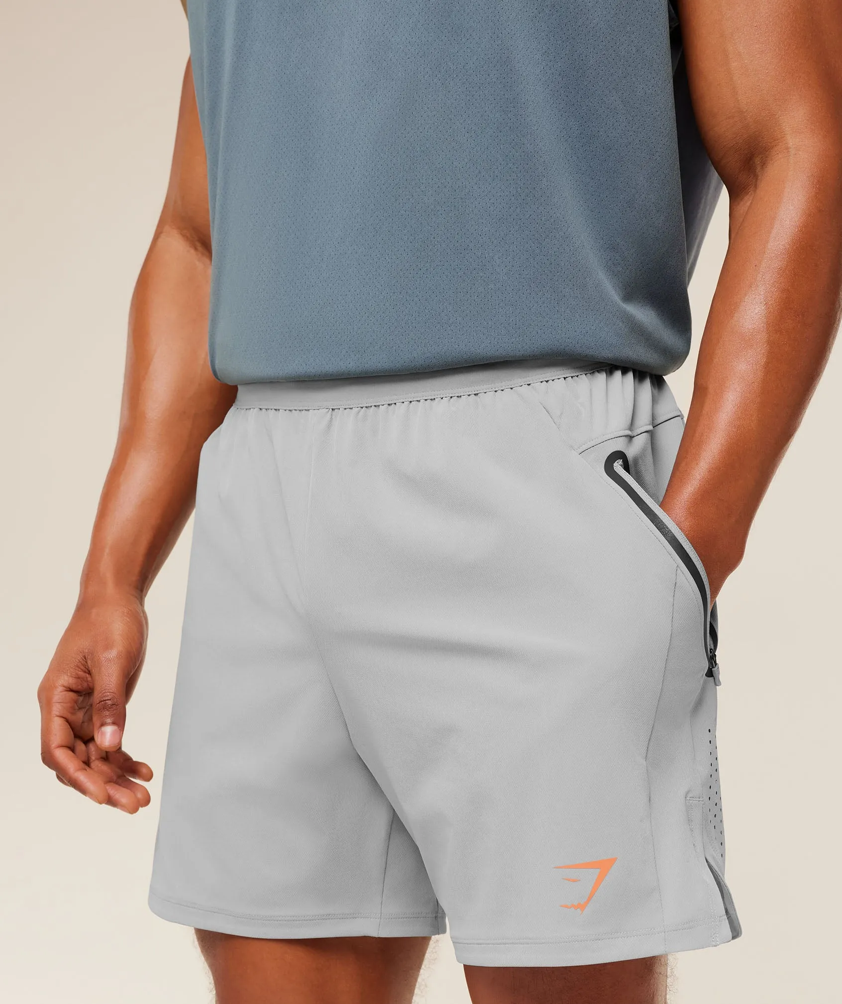 Gymshark Sport Hybrid 6" Short - Stratus Grey sold by Gymshark product image thumbnail 5