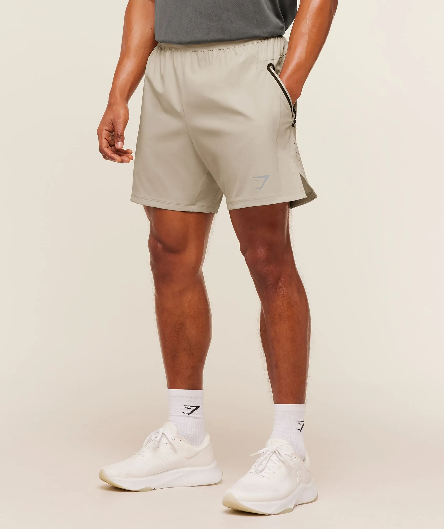 Gymshark Sport Hybrid Short - Pebble Grey sold by Gymshark product image thumbnail 2