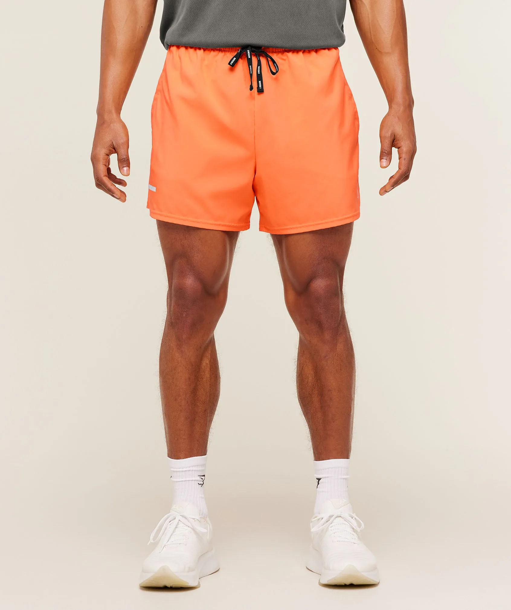 Gymshark Train 5" Short - Dayglow Peach sold by Gymshark
