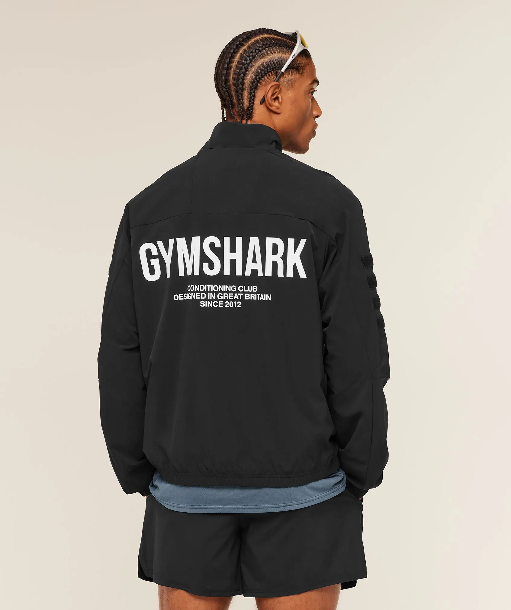 Gymshark Conditioning Club Track Patch Jacket - Black sold by Gymshark