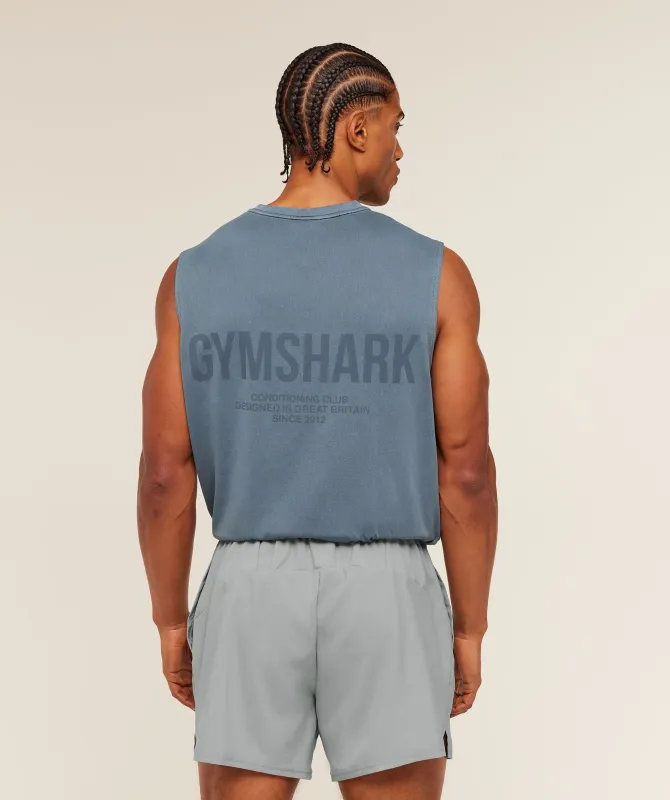Gymshark Conditioning Club Washed Tank - Iron Blue/Wash made by Gymshark