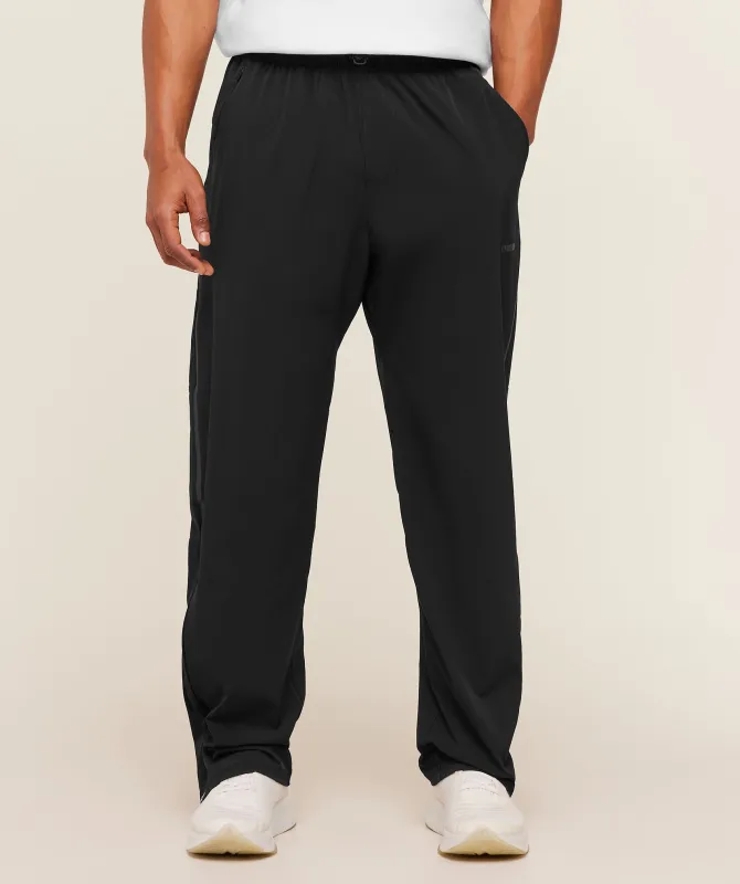 Gymshark Hybrid Zip Pants - Black made by Gymshark