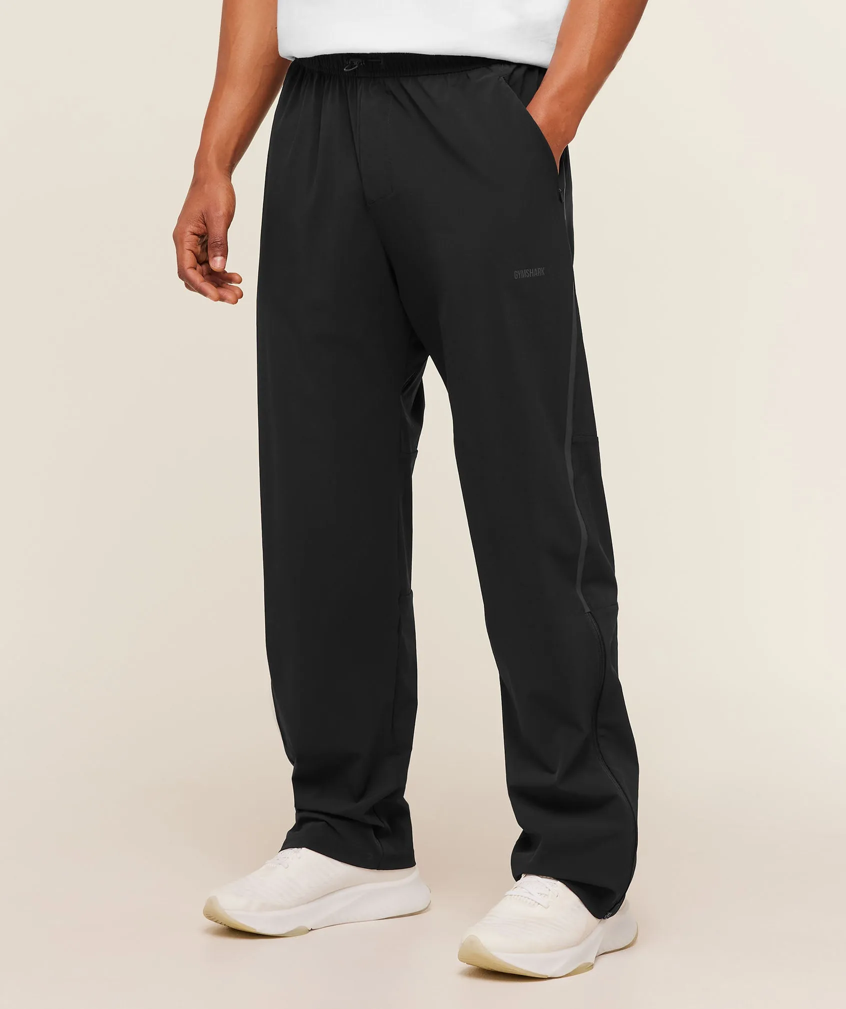 Gymshark Hybrid Zip Pants - Black sold by Gymshark product image thumbnail 3