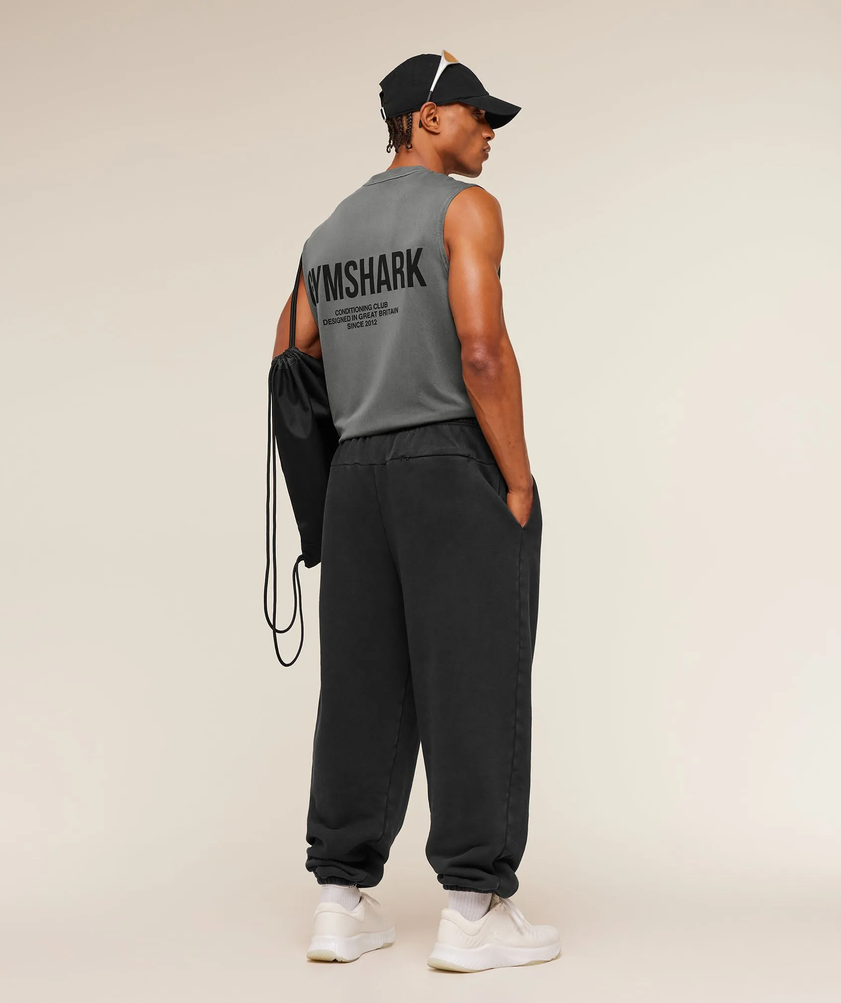 Gymshark Conditioning Club Joggers - Black/Wash sold by Gymshark product image thumbnail 4