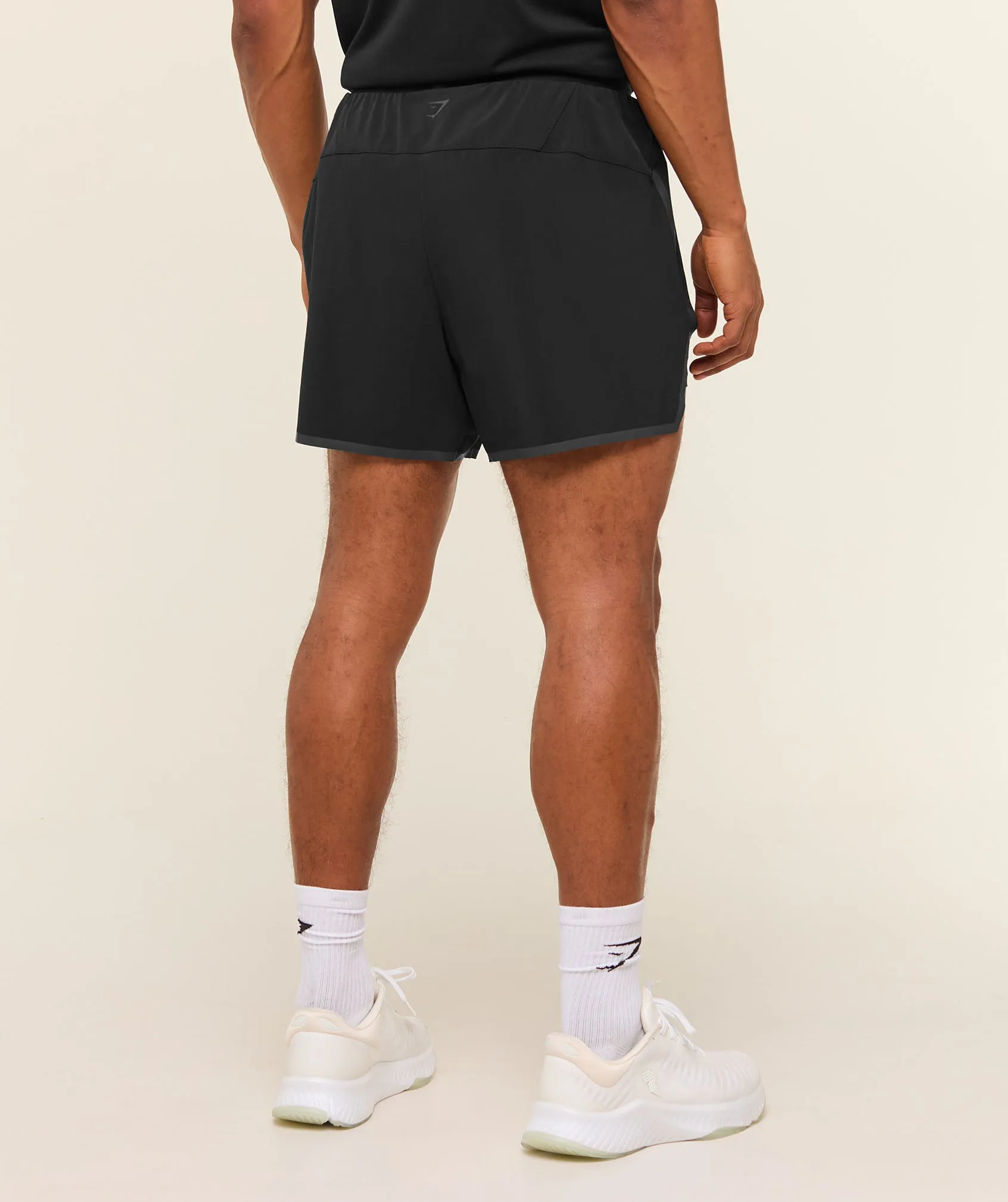 Gymshark Hybrid 5" Performance Short - Black sold by Gymshark product image thumbnail 4