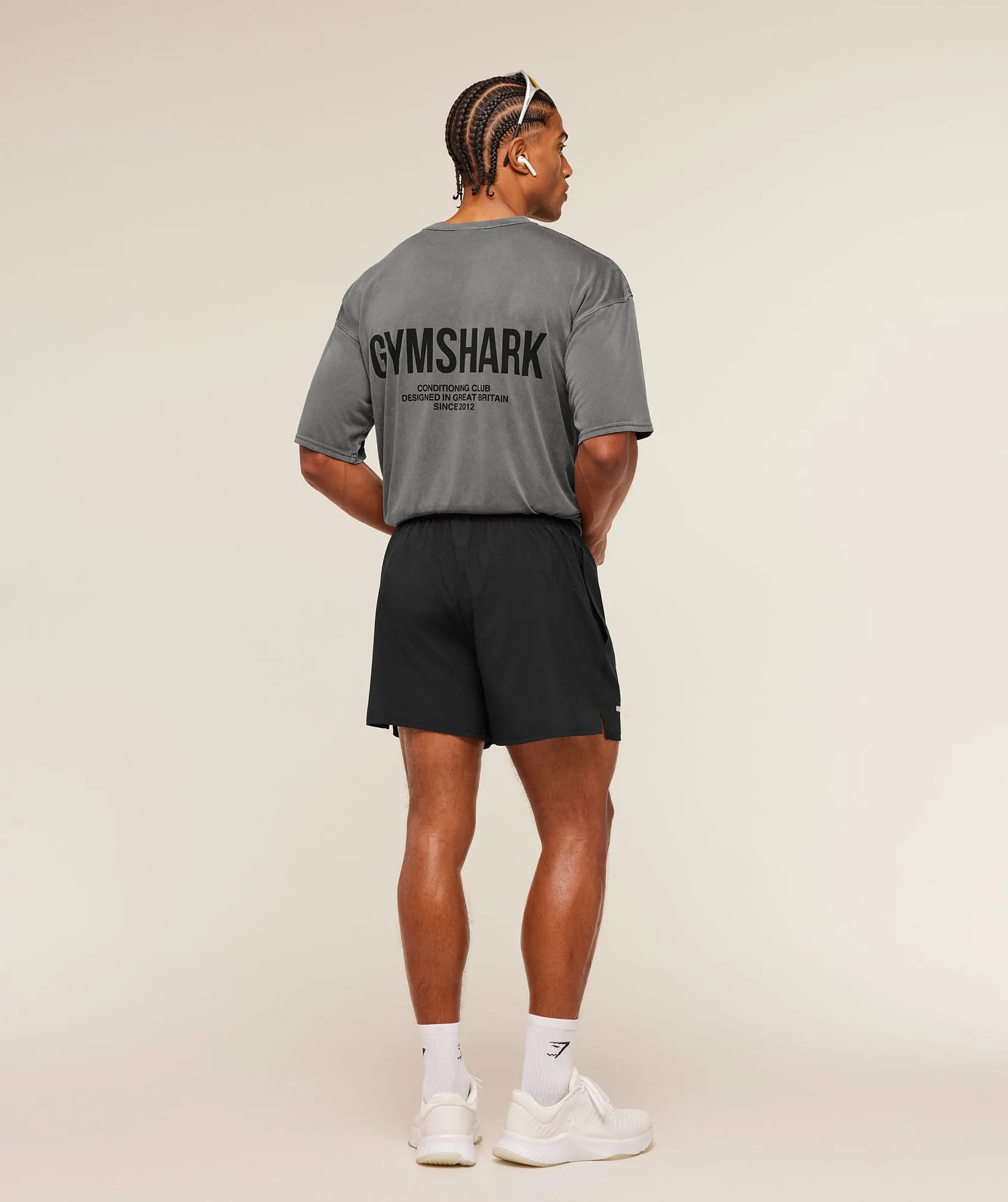 Gymshark Conditioning Club Washed T-Shirt - Black/Wash sold by Gymshark product image thumbnail 5