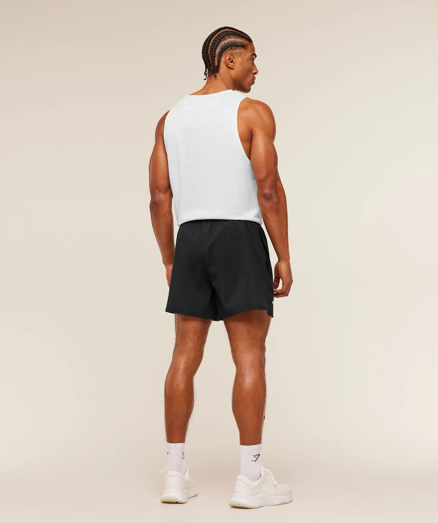 Gymshark Hybrid Engineered Jacquard Tank - White sold by Gymshark product image thumbnail 5