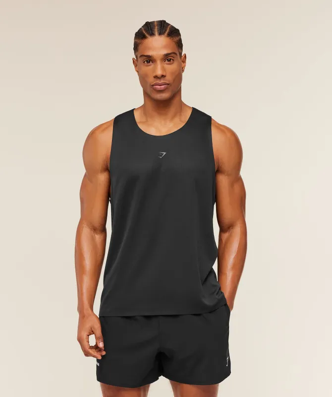 Gymshark Hybrid Engineered Jacquard Tank - Black made by Gymshark