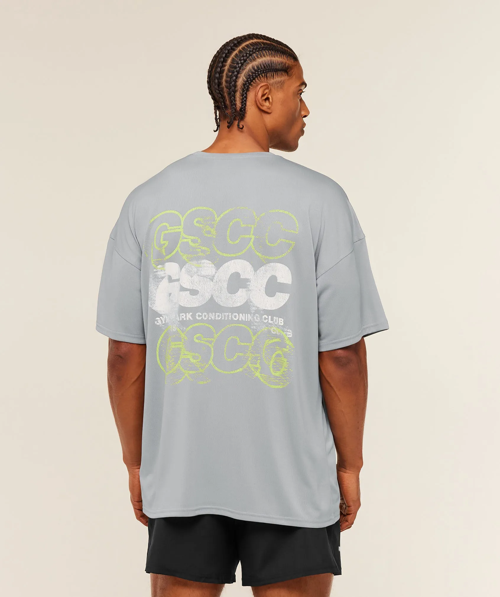 Gymshark GSCC Graphic T-Shirt - Denim Grey sold by Gymshark product image thumbnail 5