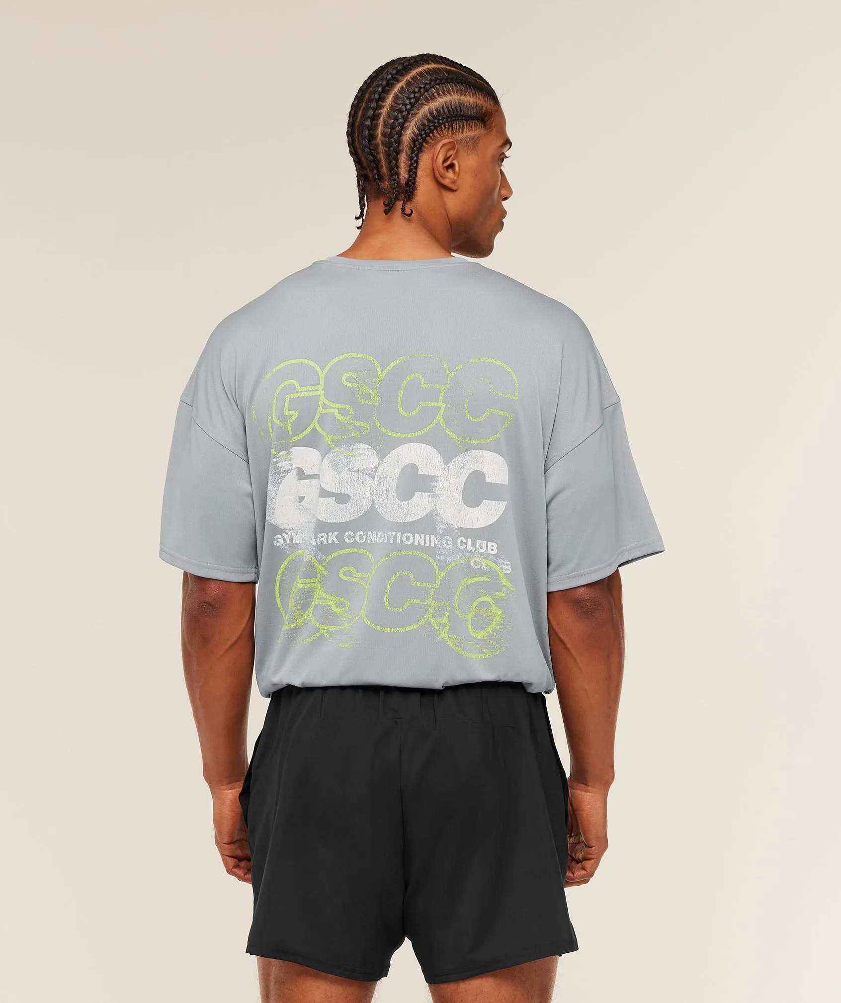 Gymshark GSCC Graphic T-Shirt - Denim Grey sold by Gymshark