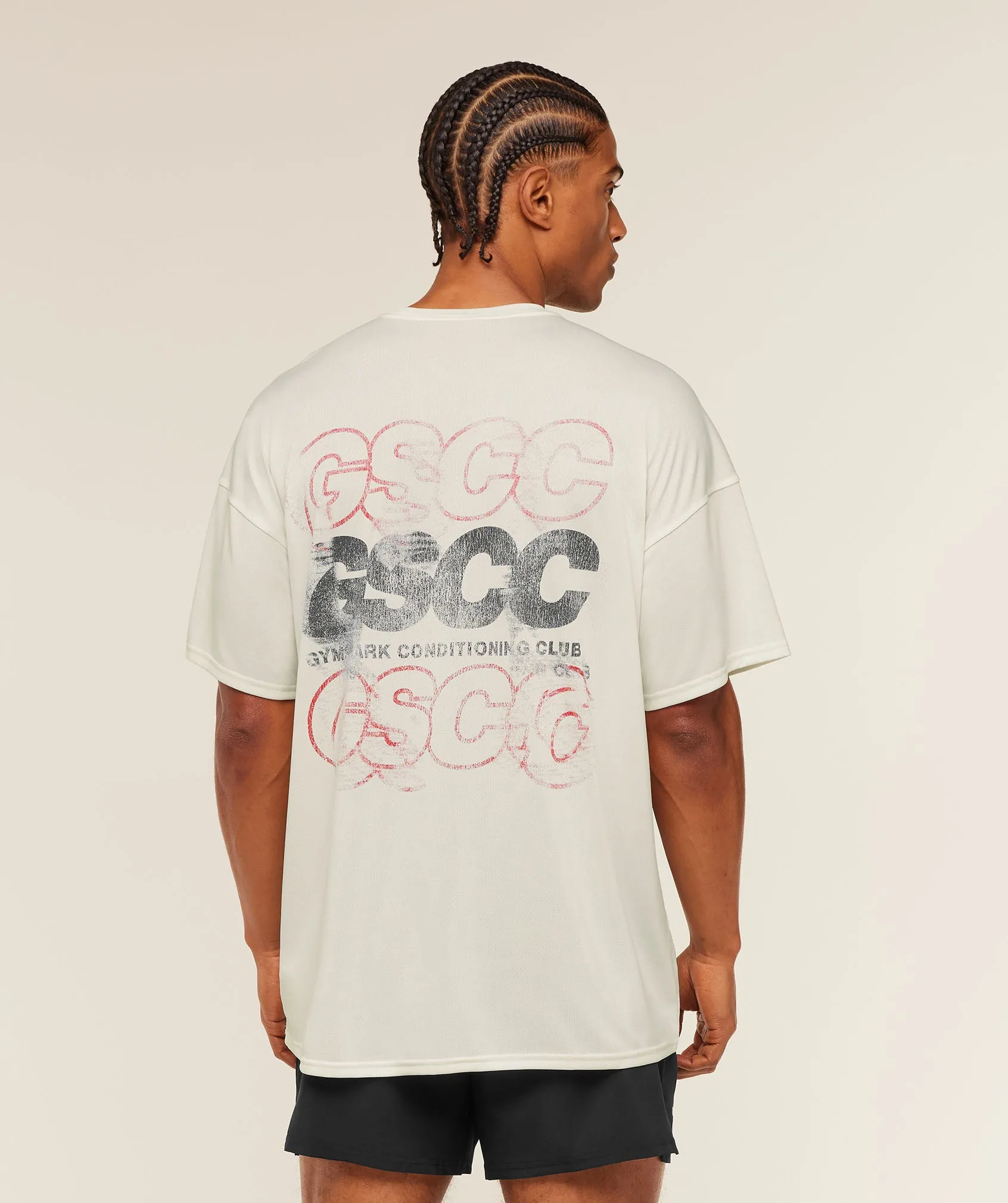 Gymshark GSCC Graphic T-Shirt - Soft White sold by Gymshark product image thumbnail 5