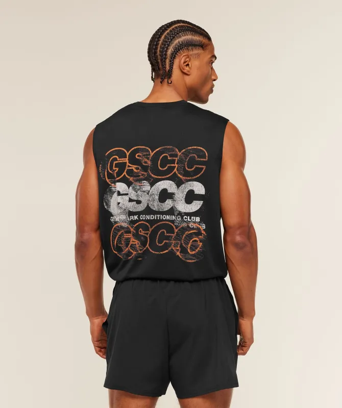 Gymshark GSCC Graphic Tank - Black made by Gymshark