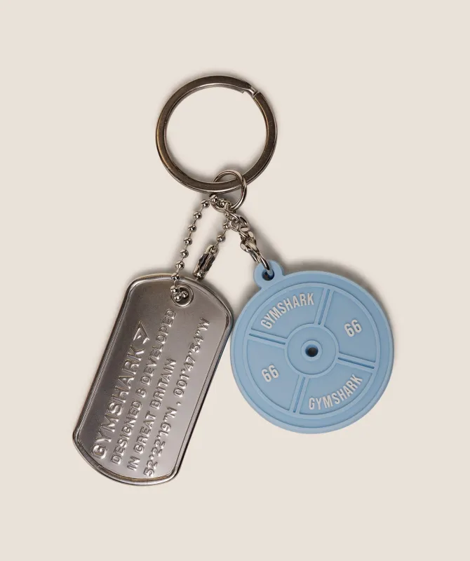 Gymshark Weight Plate Charm - Athletic Light Blue made by Gymshark