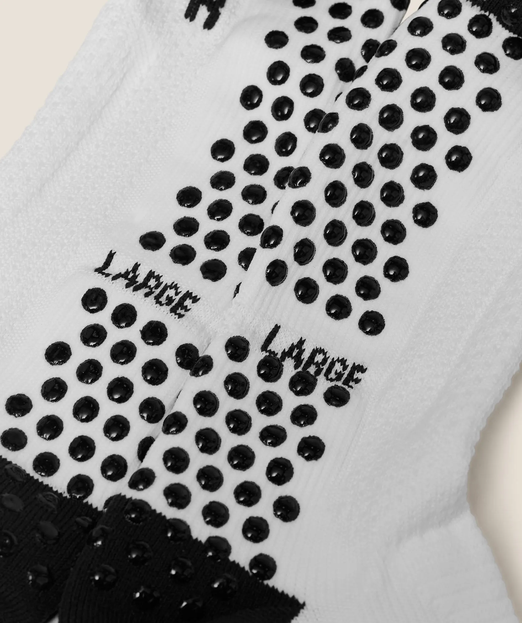 Gymshark Hybrid Training Grip Socks Single - White/Black sold by Gymshark product image thumbnail 4