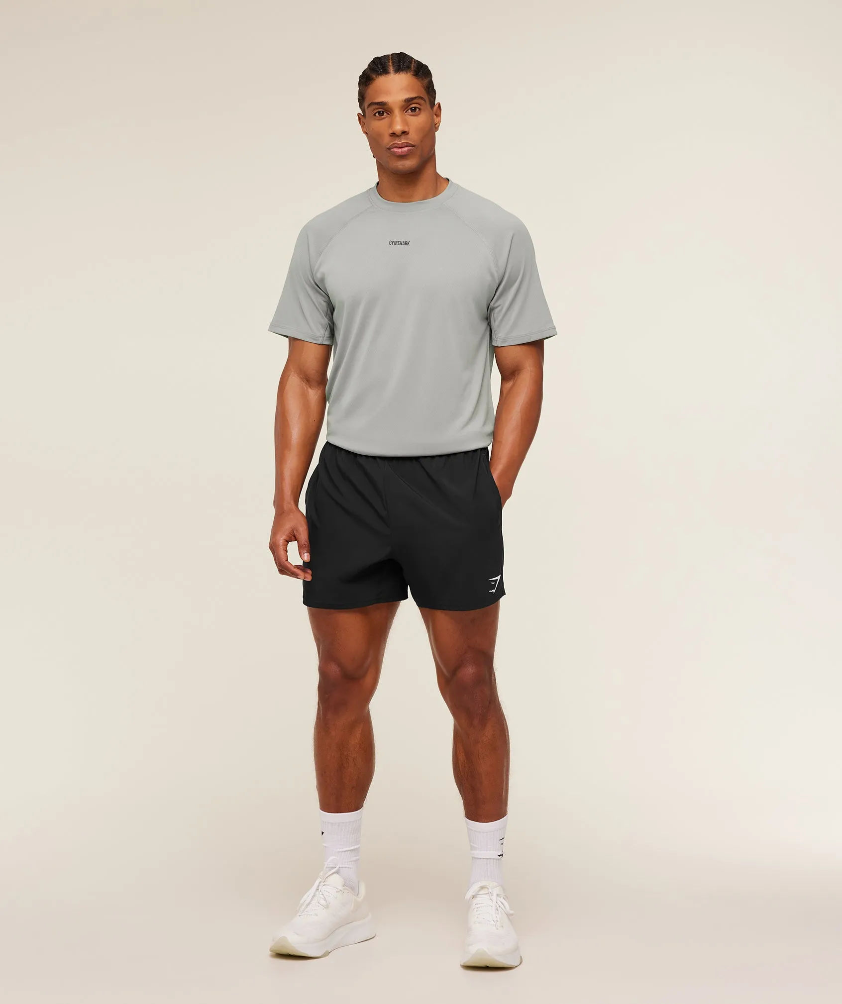 Gymshark Train T-Shirt - Smokey Grey sold by Gymshark product image thumbnail 4