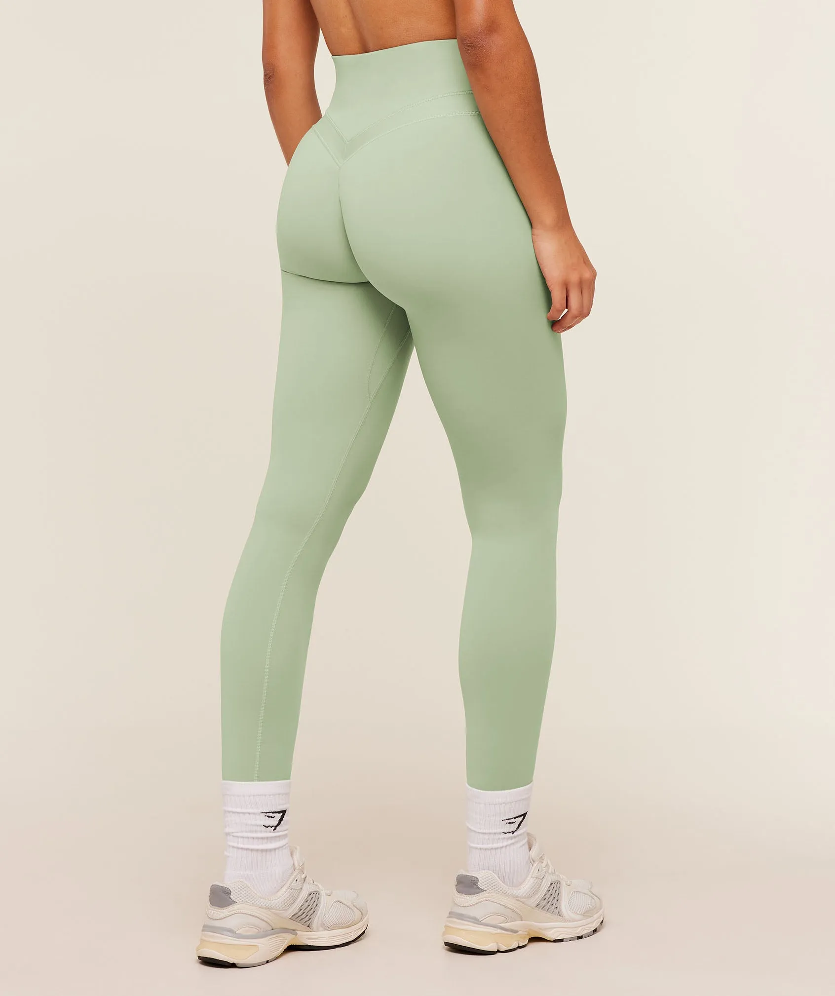 Gymshark Whitney Tall Legging - Haze Green sold by Gymshark product image thumbnail 2