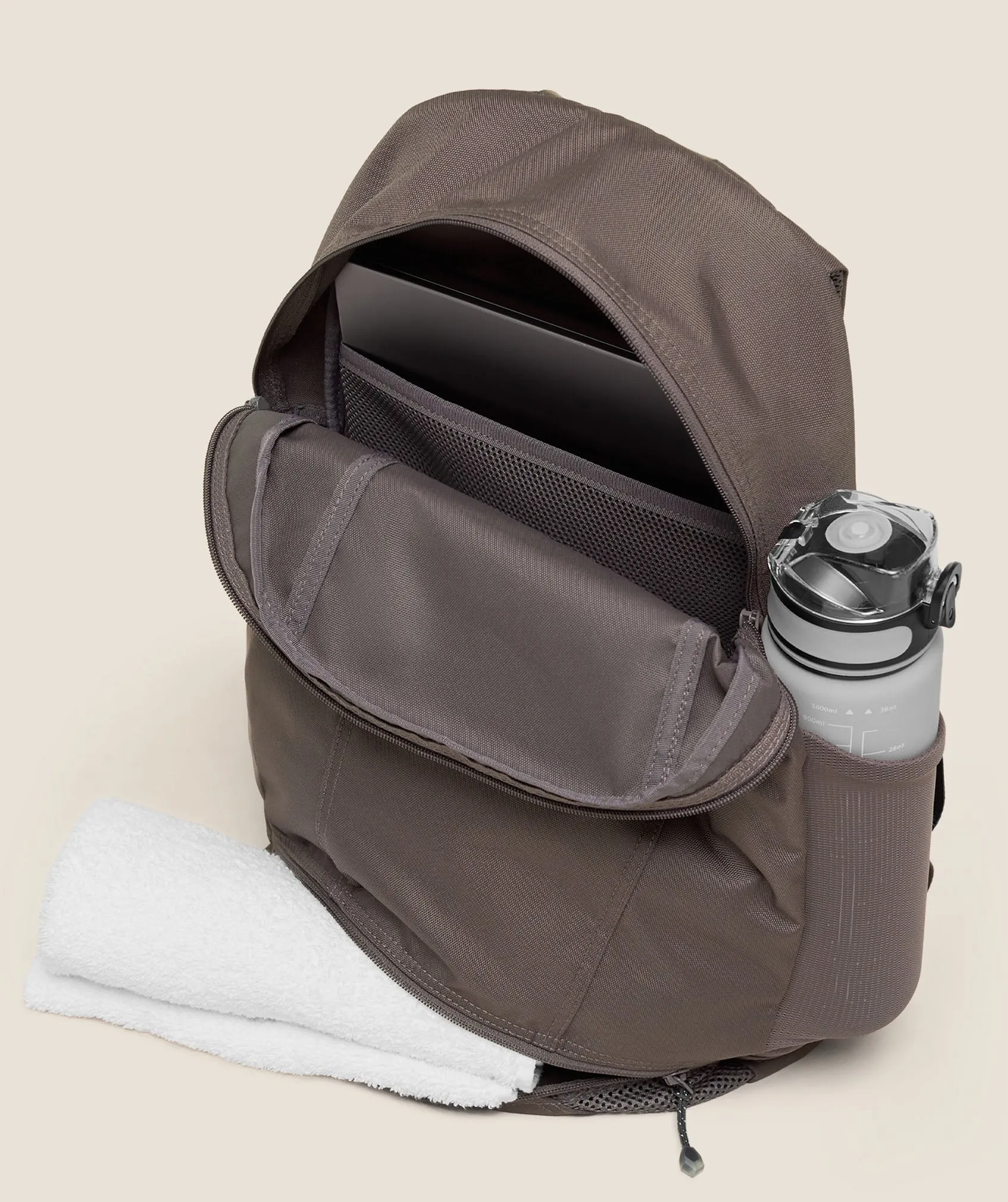 Gymshark Sharkhead Backpack - Cool Brown sold by Gymshark product image thumbnail 2