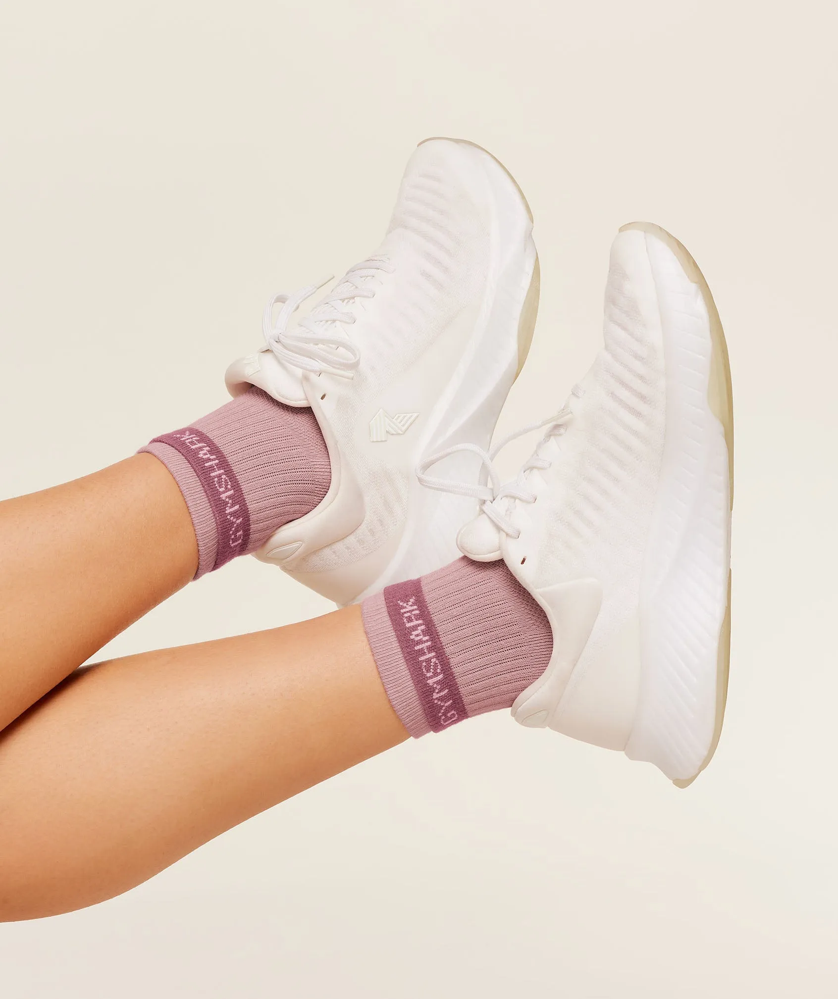 Gymshark Double Cuffed Socks Single - Light Pink sold by Gymshark product image thumbnail 2