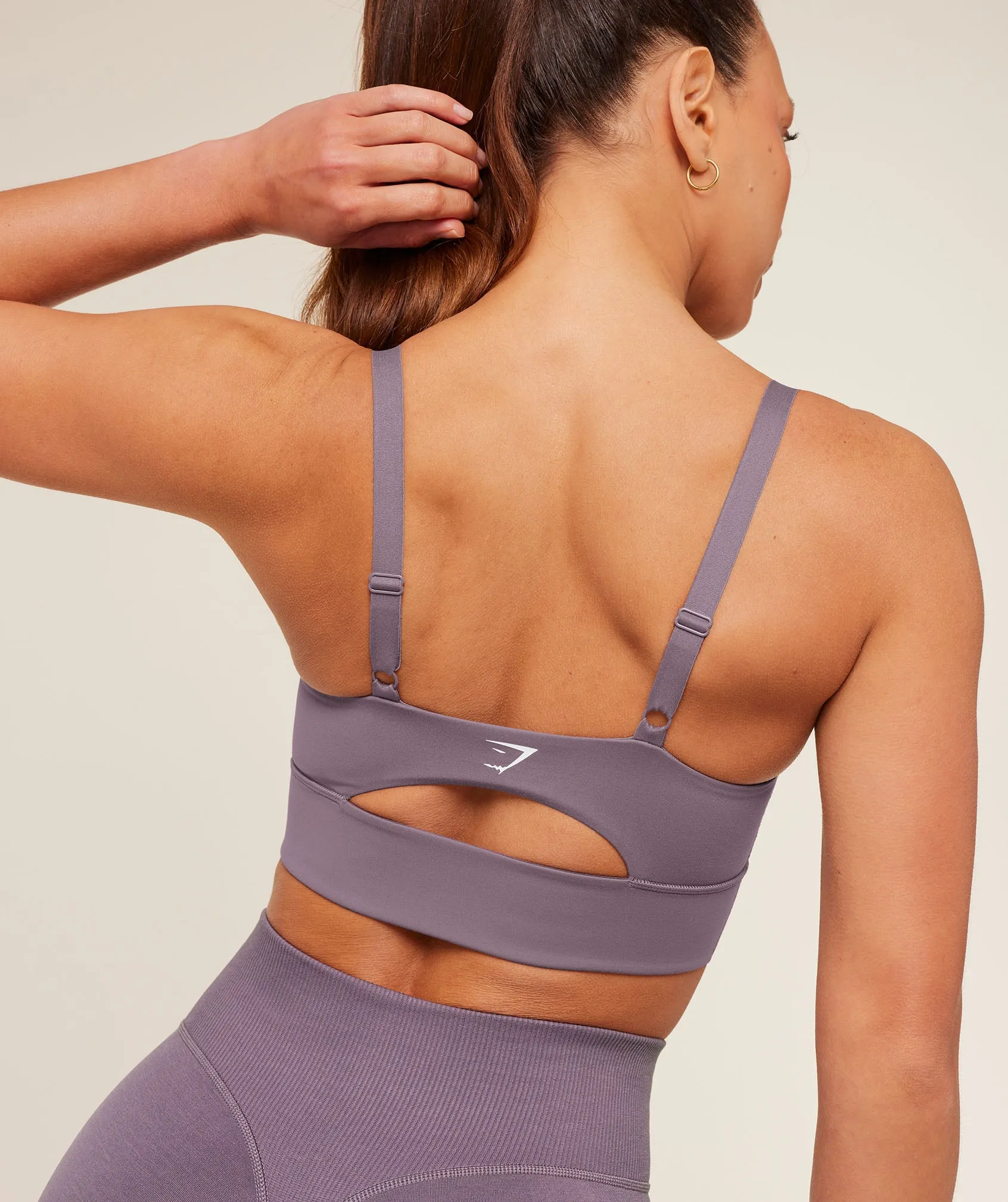 Gymshark Twist Front Sports Bra - Dusk Purple sold by Gymshark product image thumbnail 4