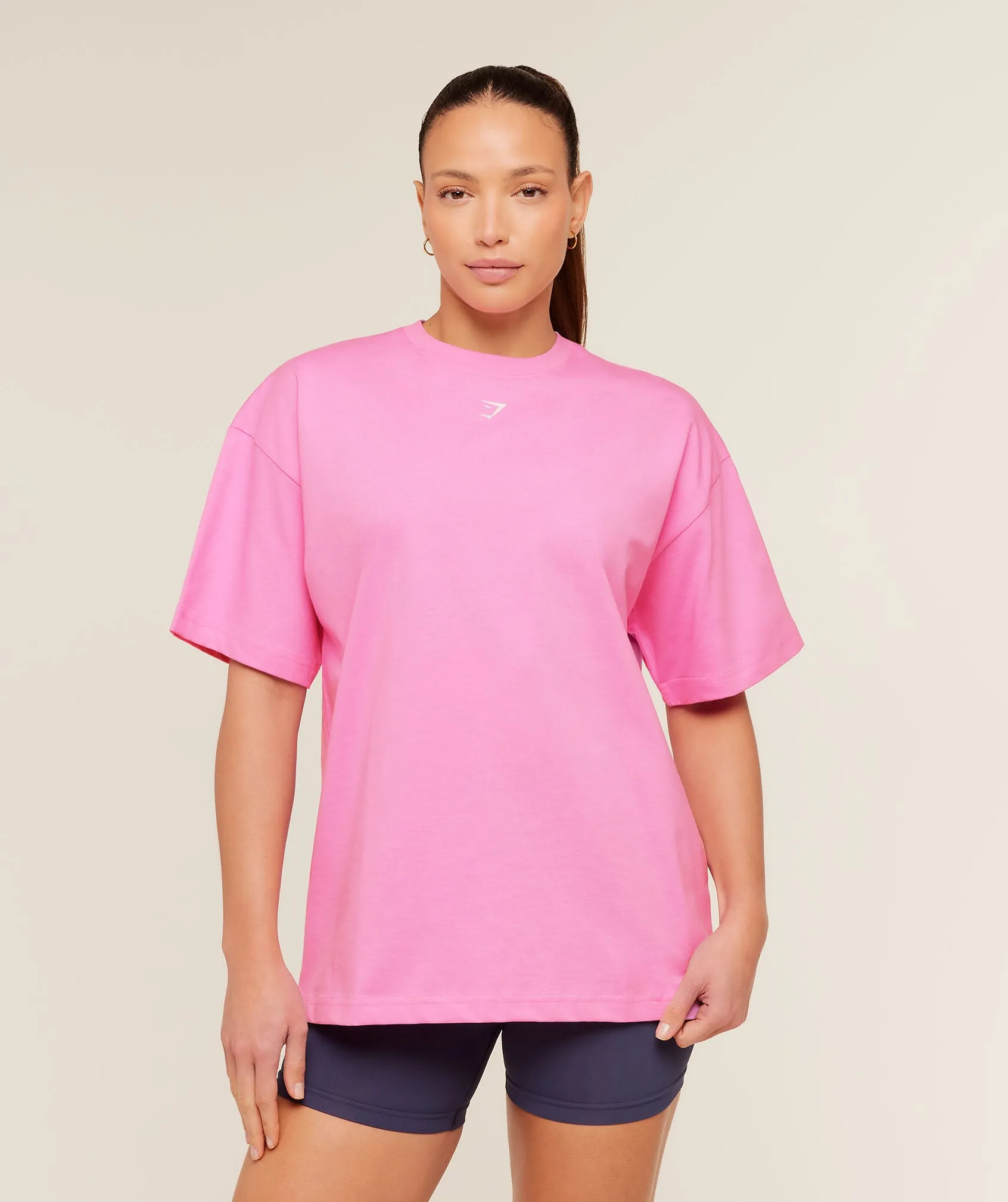 Gymshark Glutey Calls Graphic T-Shirt - Focus Pink sold by Gymshark product image thumbnail 2