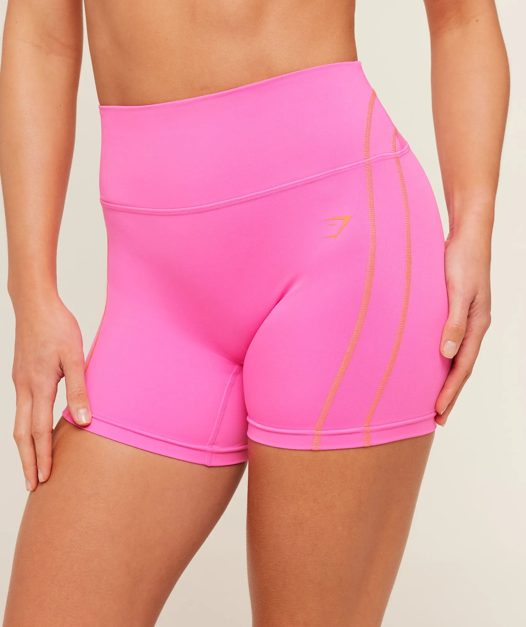 Gymshark Volt Shorts - Electric Pink/Dayglow Peach sold by Gymshark product image thumbnail 5