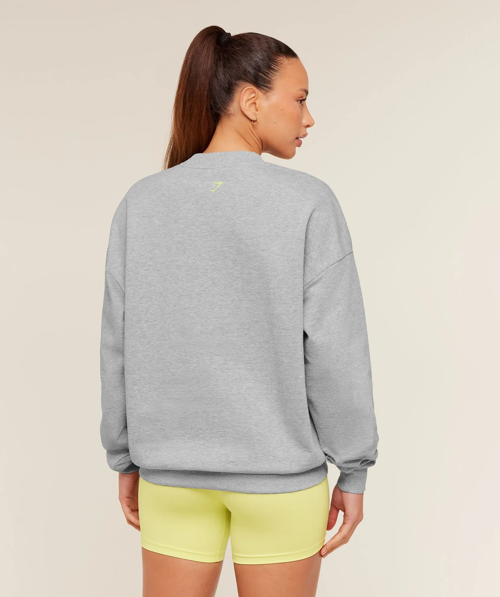 Gymshark Glutey Calls Graphic Sweatshirt - Light Grey Core Marl sold by Gymshark product image thumbnail 2