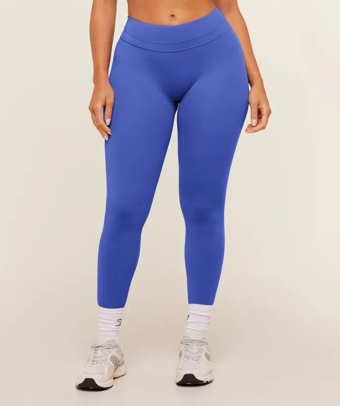 Gymshark Whitney Mid-High Rise Legging - Force Blue made by Gymshark