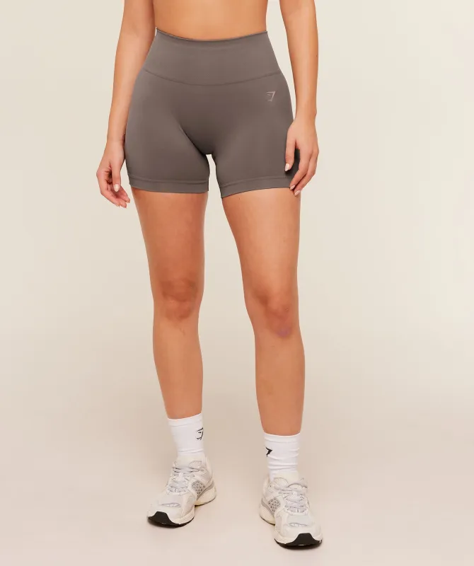 Gymshark Soft Sculpt Shorts - Cool Brown made by Gymshark