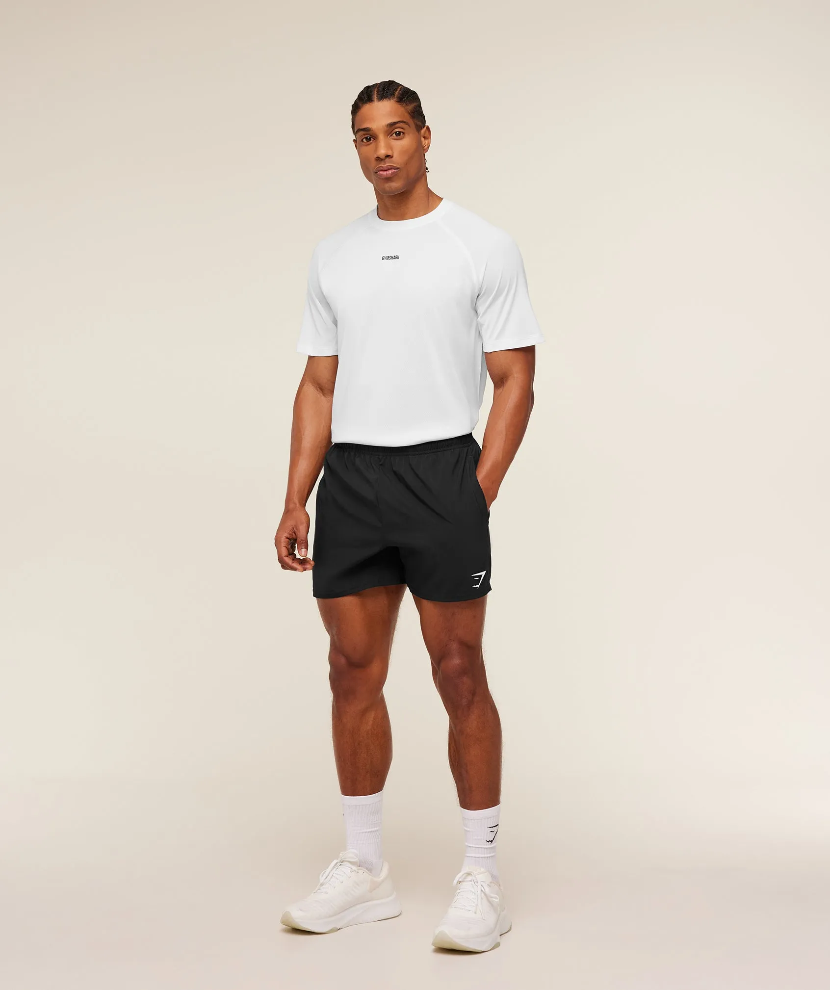 Gymshark Train T-Shirt - White sold by Gymshark product image thumbnail 4