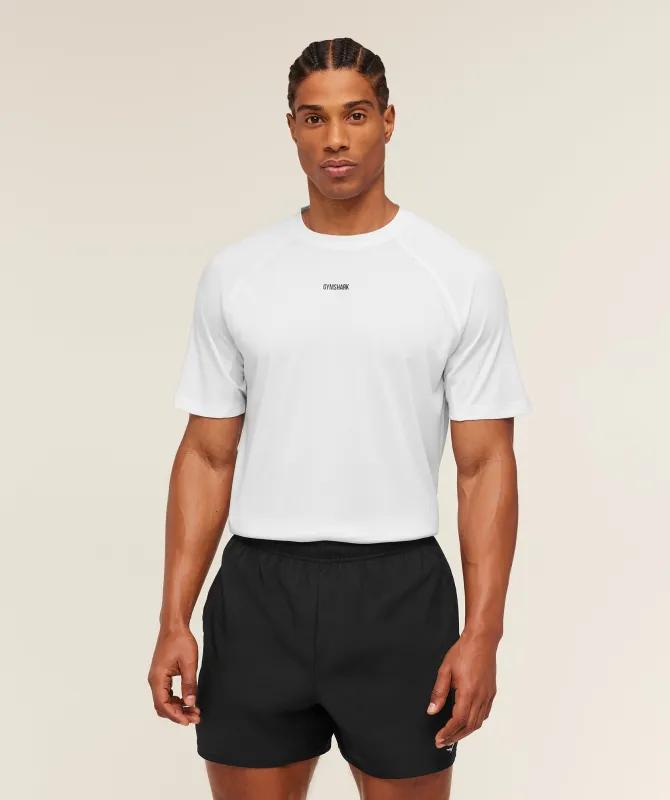 Gymshark Train T-Shirt - White made by Gymshark