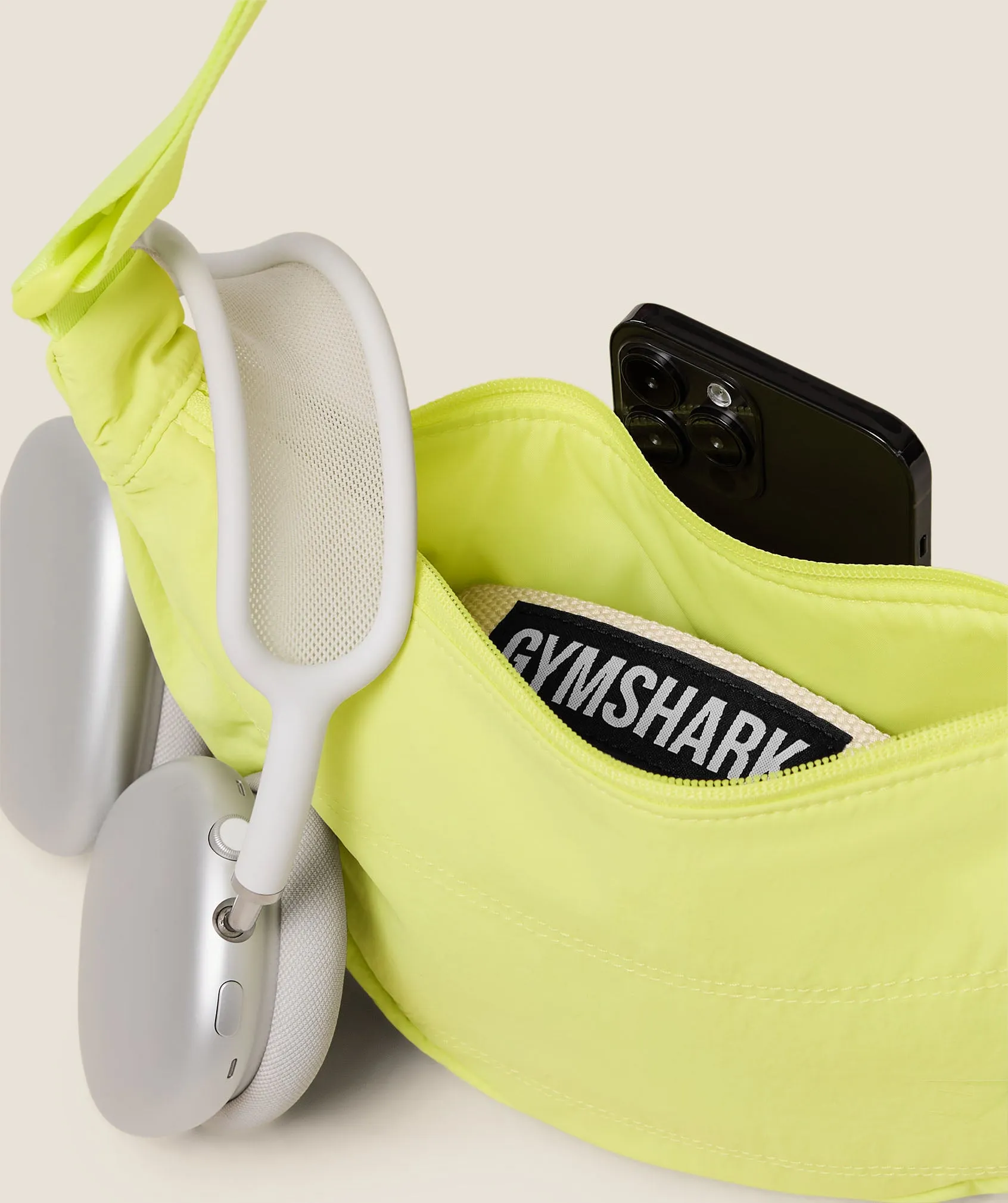 Gymshark Pleat Crossbody - Sorbet Yellow sold by Gymshark product image thumbnail 2