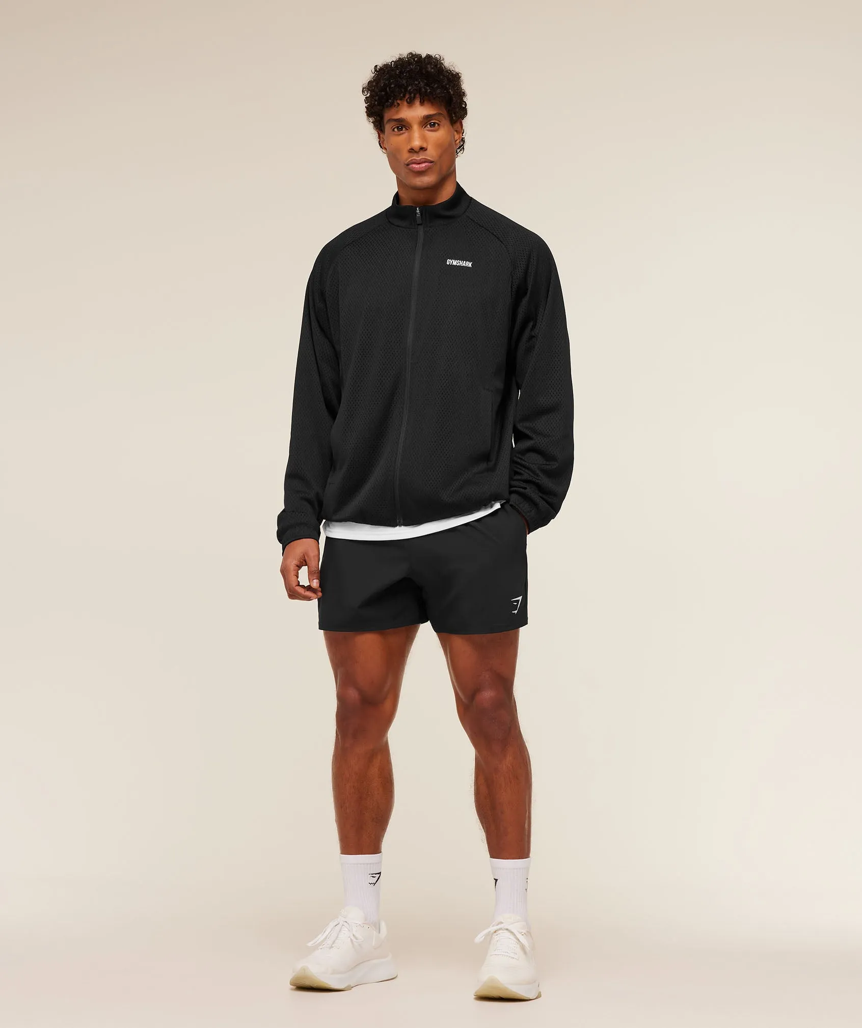 Gymshark Train Zip Through Jacket - Black sold by Gymshark product image thumbnail 4