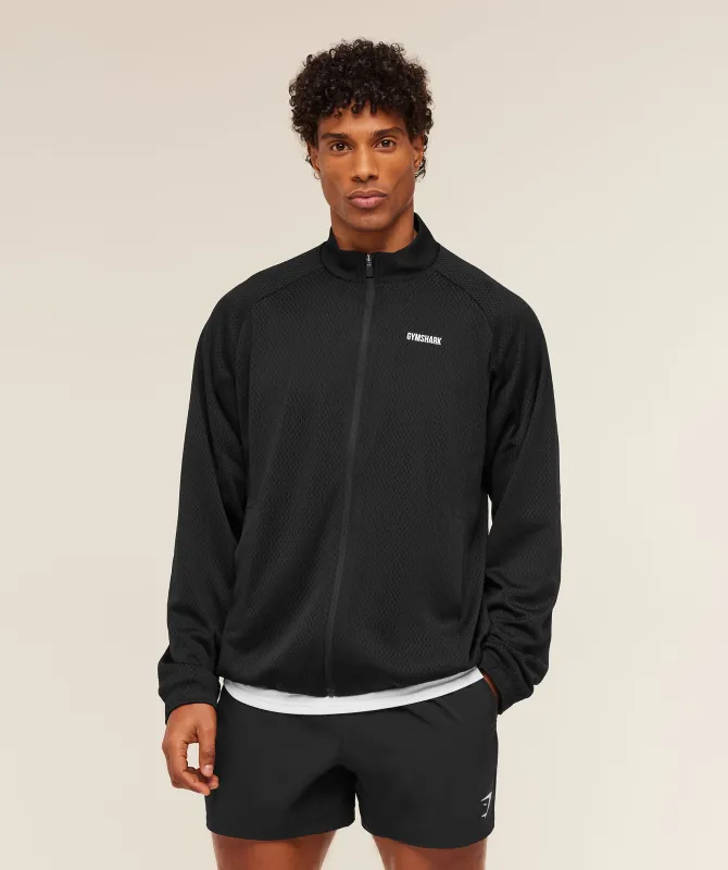 Gymshark Train Zip Through Jacket - Black made by Gymshark