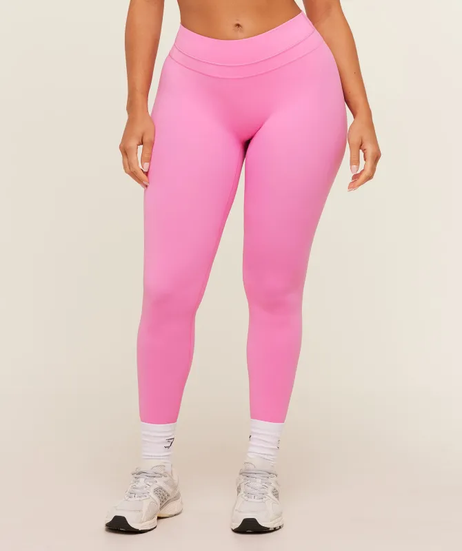 Gymshark Whitney Mid-High Rise Legging - Focus Pink made by Gymshark