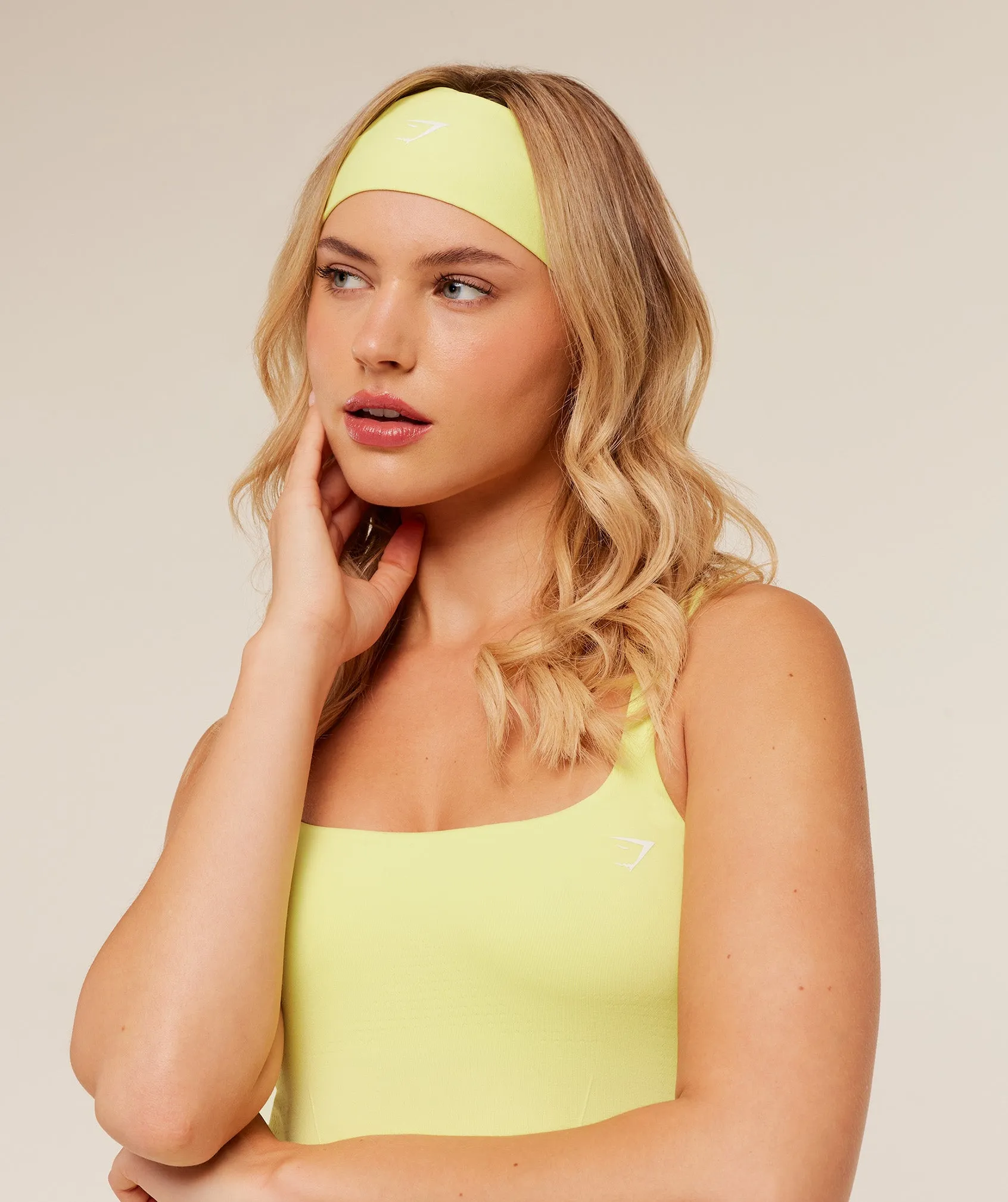 Gymshark Vital Headband - Sorbet Yellow sold by Gymshark product image thumbnail 2